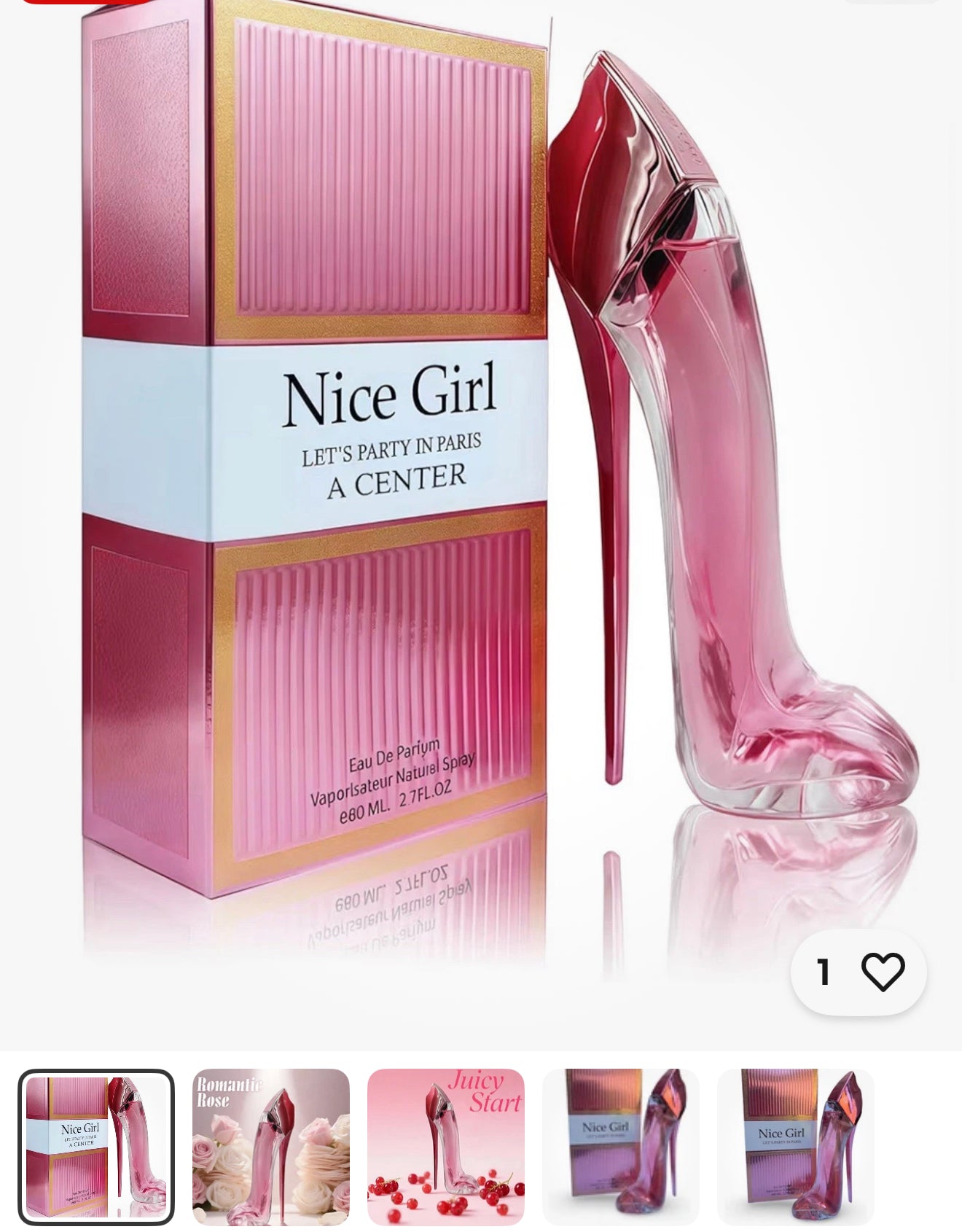 product Nice Girl
LET'S PARTY IN PARIS
EAU DE PARFUM SPRAY
• FOR WOMEN