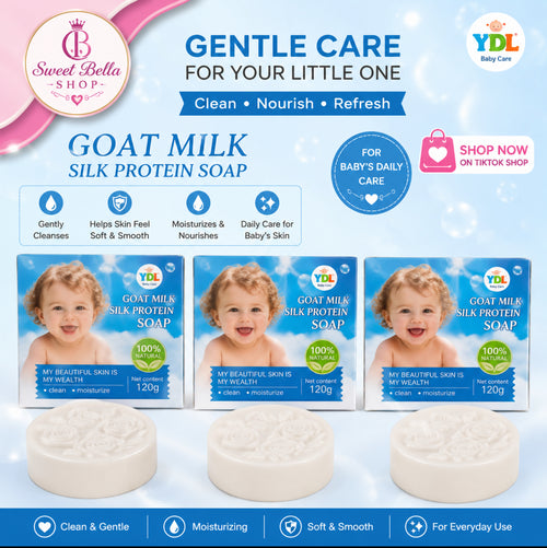 3 Box Soap Example product GENTLE CARE
FOR YOUR LITTLE ONE
